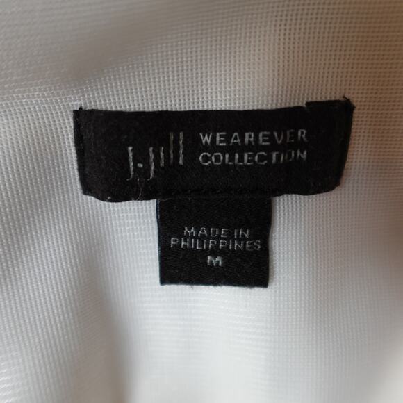 J. Jill Pants Womens Medium Wearever Collection White Pull On Straight Lined - Picture 6 of 11